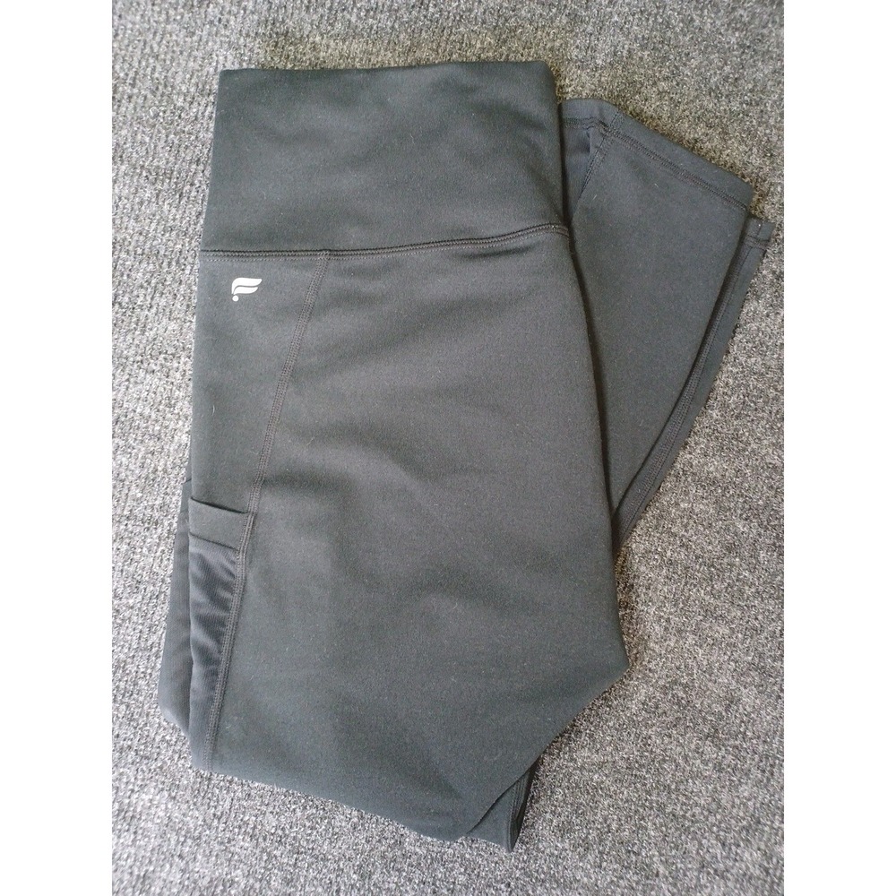 Fabletics Powehold Womens Capri Black Size Small Leggings